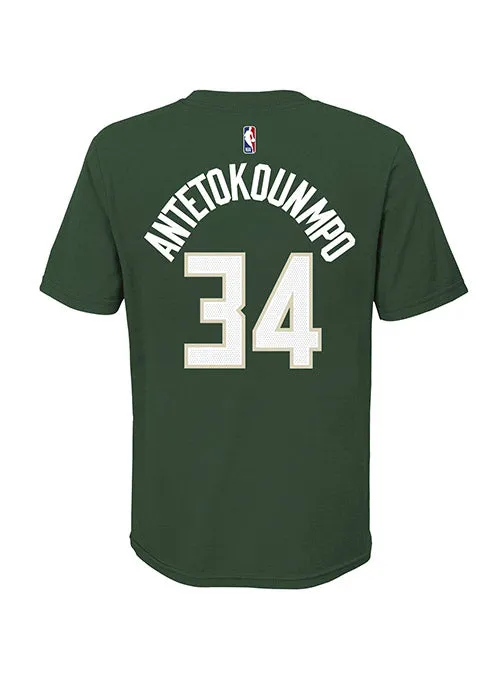 Juvenile Nike Icon Edition Giannis Antetokounmpo Milwaukee Bucks T-Shirt