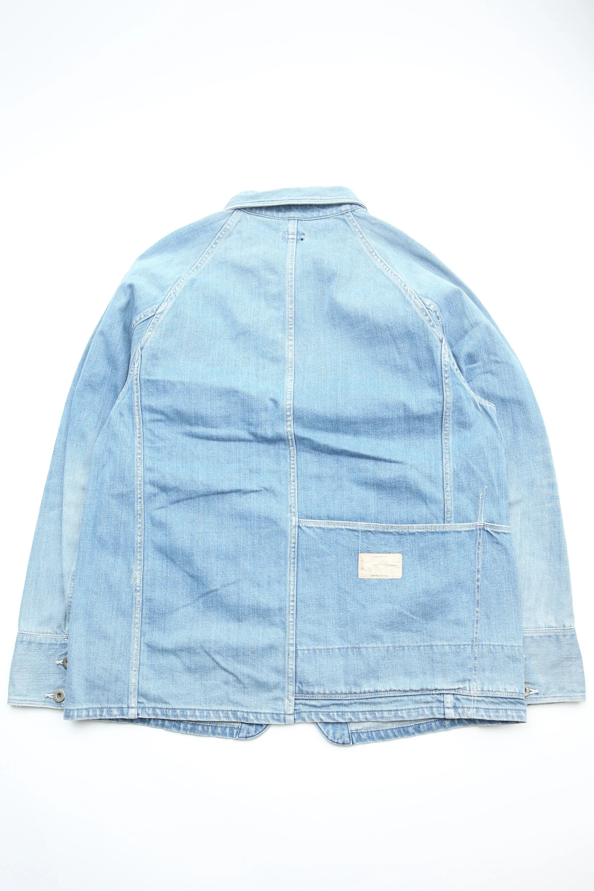 Kapital 12oz Denim CACTUS Coverall (LIGHT) - Midtone - (EK-1406)