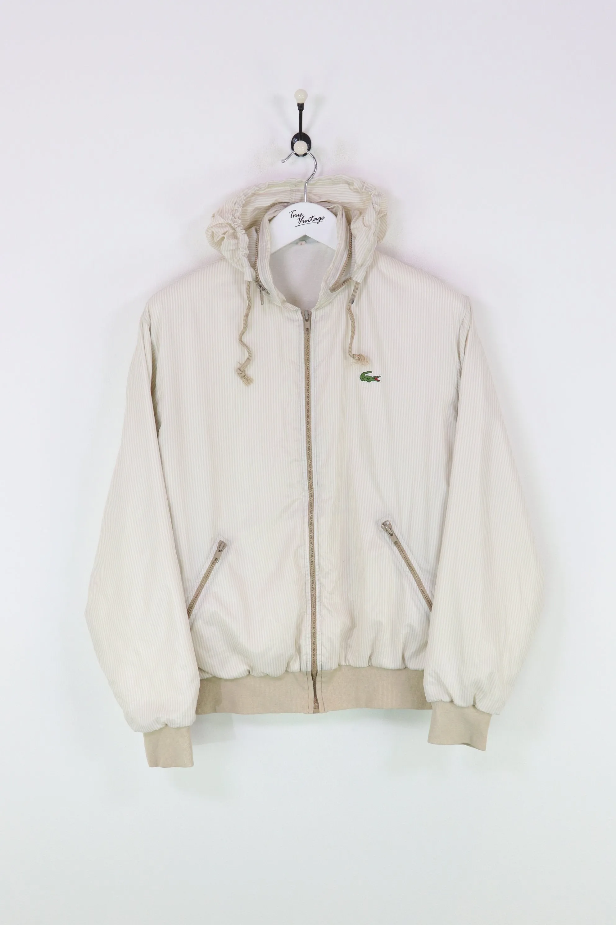 Lacoste Jacket White/Beige Small