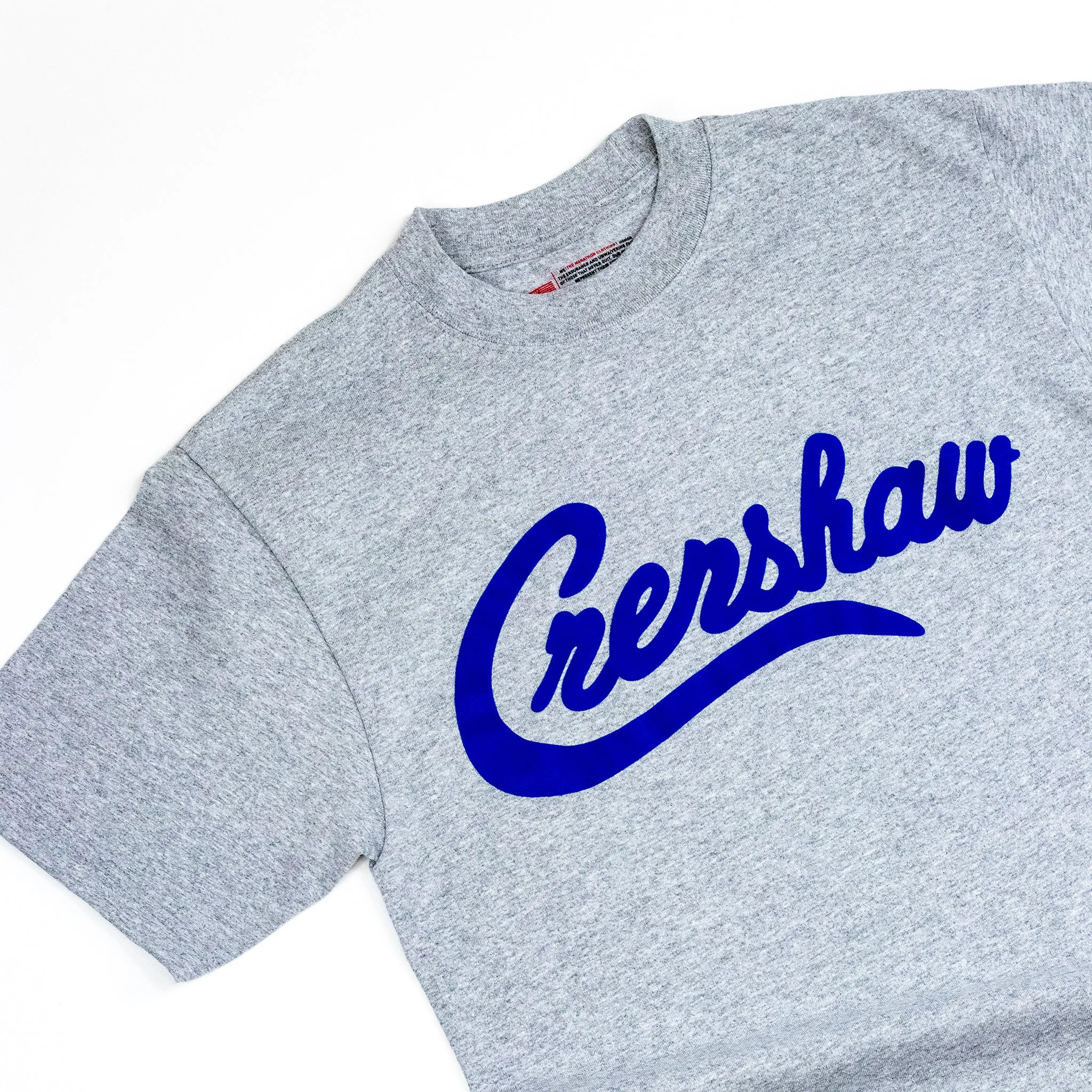 Limited Edition Crenshaw T-Shirt - Heather Grey/Royal