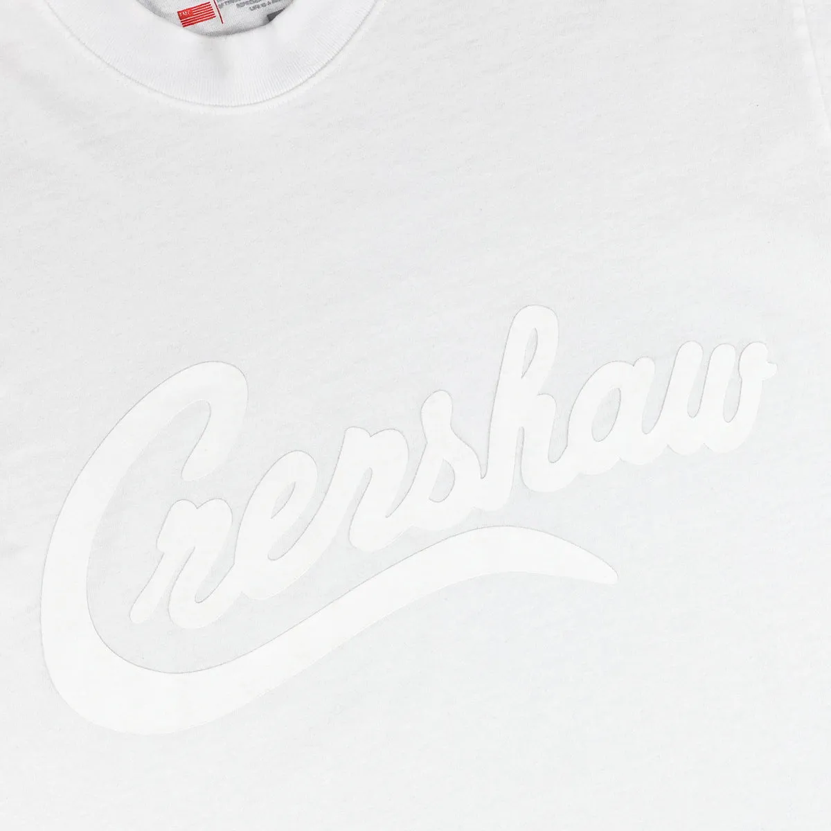 Limited Edition Crenshaw T-Shirt - White/White