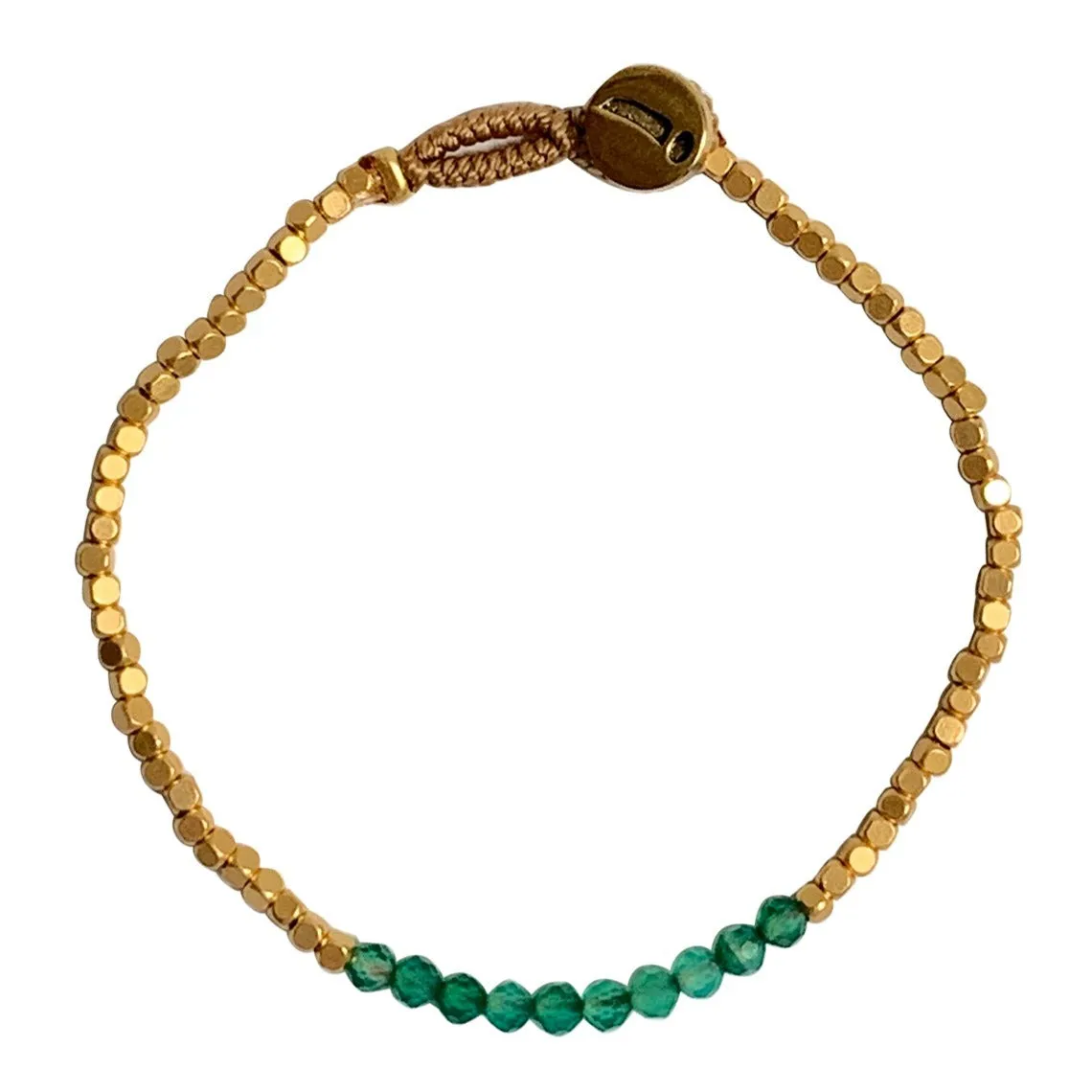 LULU FLASH GOLD GREEN JADE