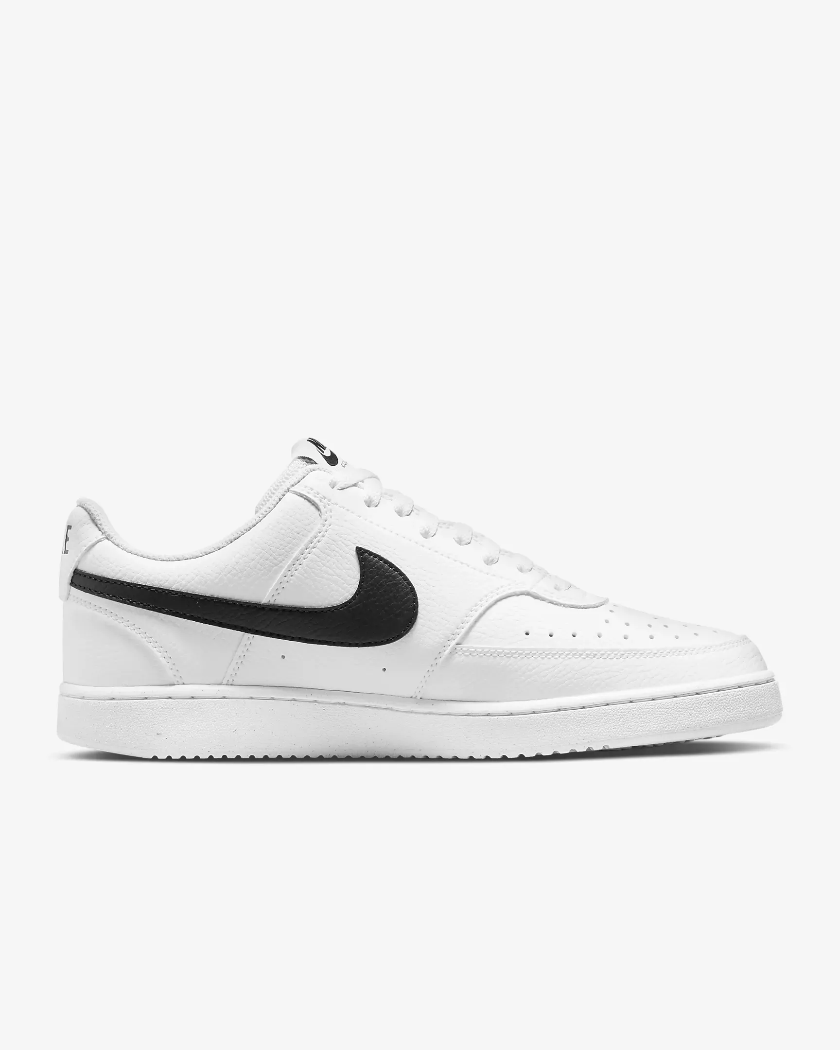 Nike Men's Court Vision Low Next Nature Shoes - White / Black