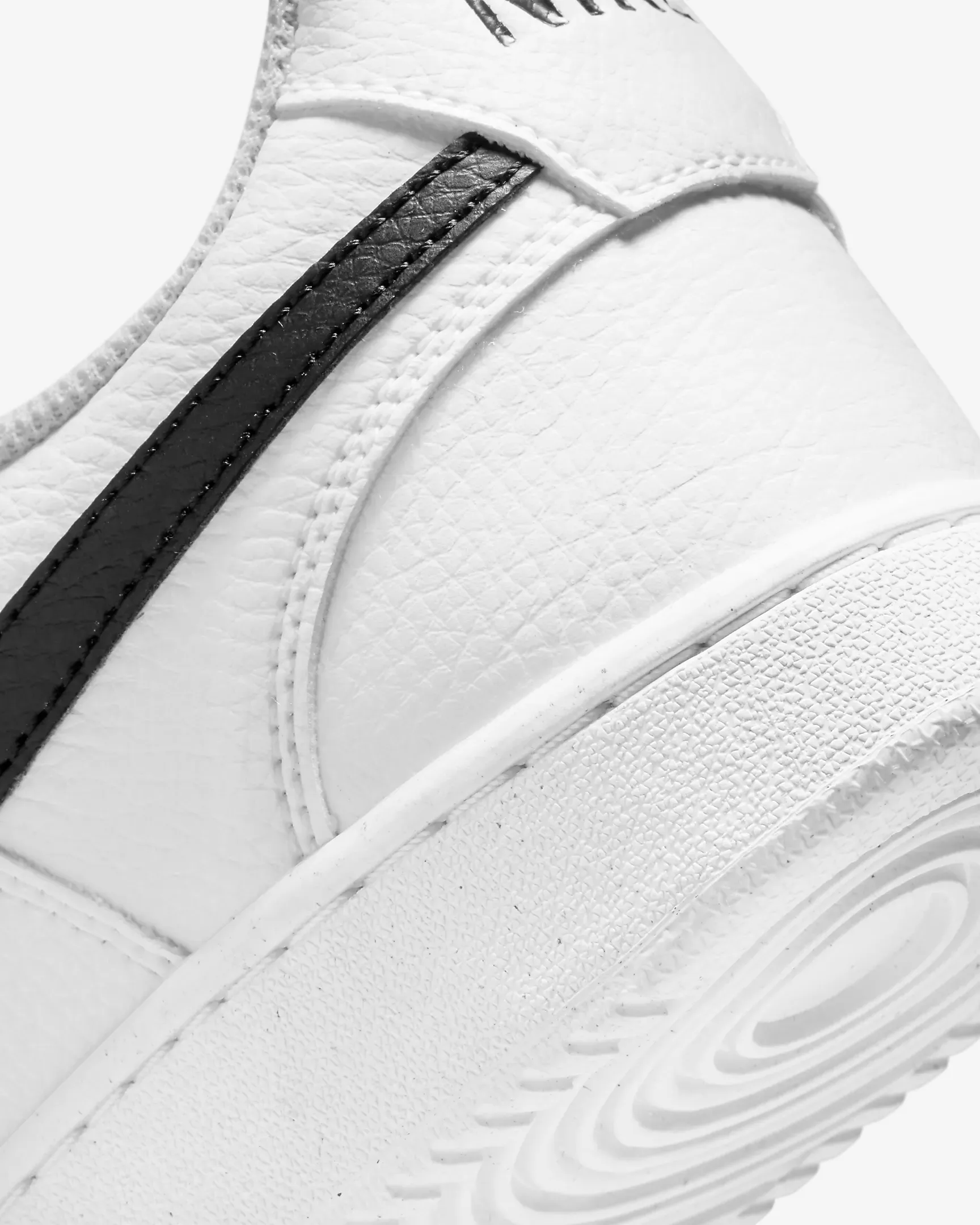 Nike Men's Court Vision Low Next Nature Shoes - White / Black