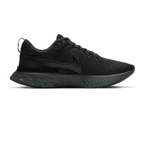 Nike Men's React Infinity Run Flyknit 2 Shoes - Black / Iron Grey