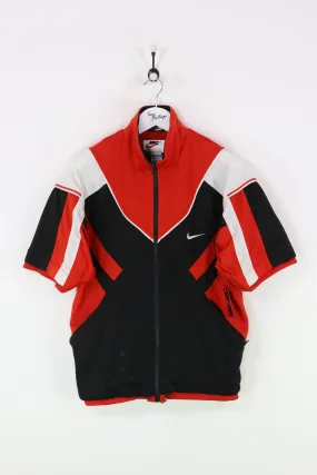 Nike S/S Track Jacket Red/Black Medium