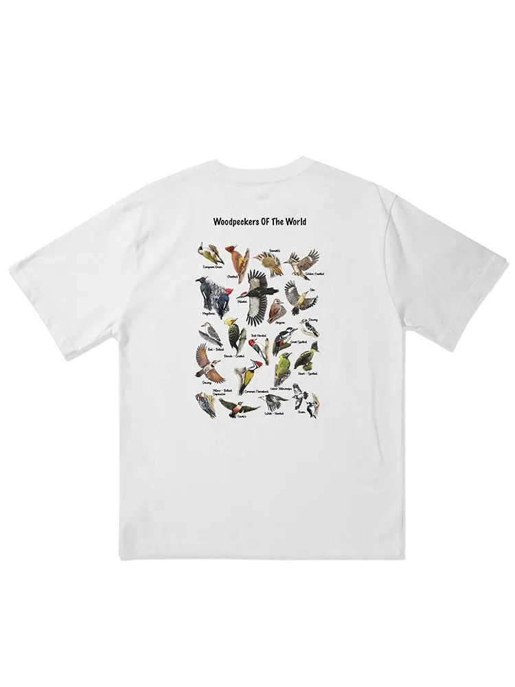 NOBADAY T-BOX BIRDS FIELD GUIED SUMMER OUTDOOR T-SHIRT