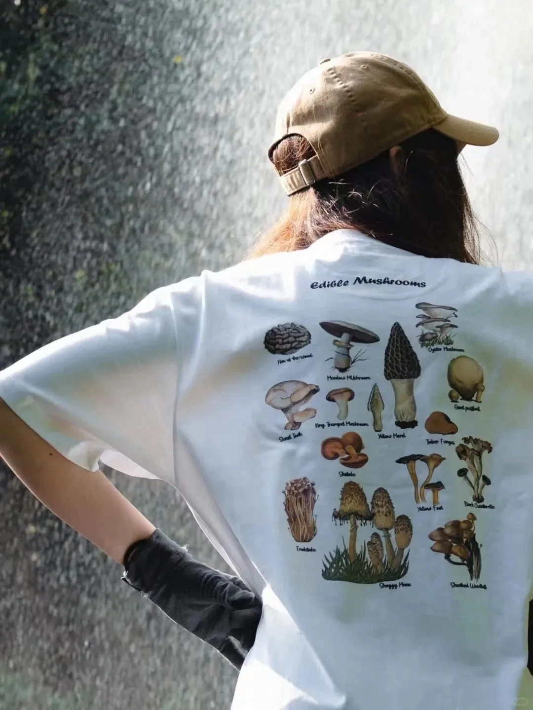 NOBADAY T-BOX MUSHROOM SUMMER OUTDOOR T-SHIRT