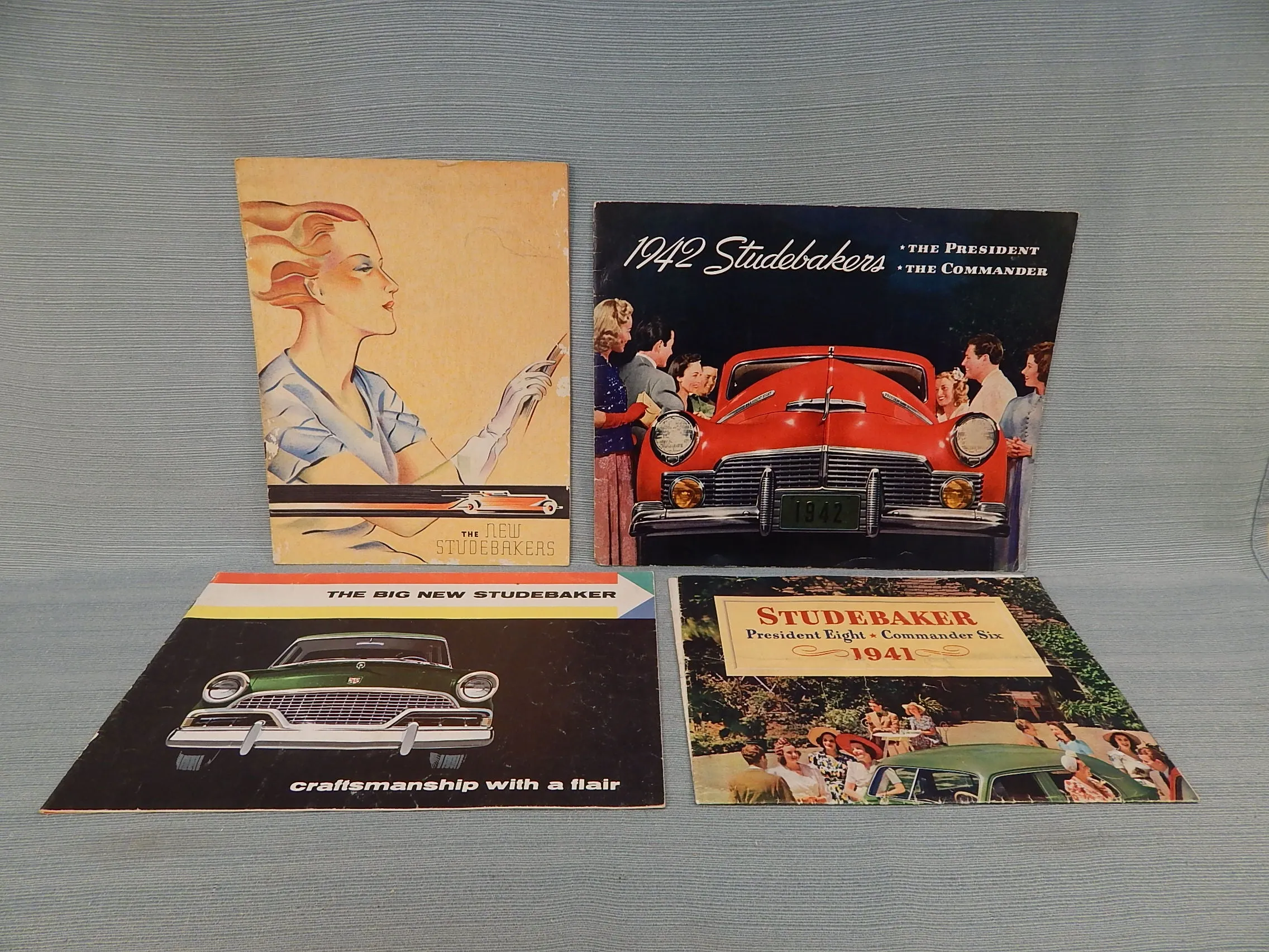 Set of Studebaker Sales Brochures - Good Vintage Condition