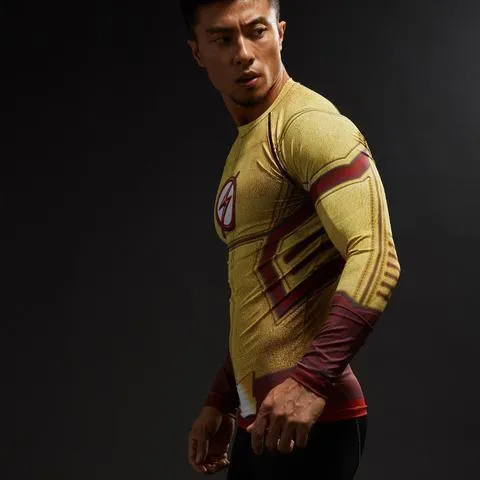 The Flash 'Reverse' Compression Long Sleeve Rashguard