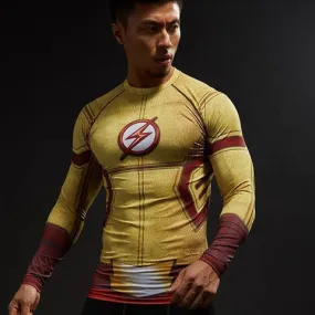 The Flash 'Reverse' Compression Long Sleeve Rashguard