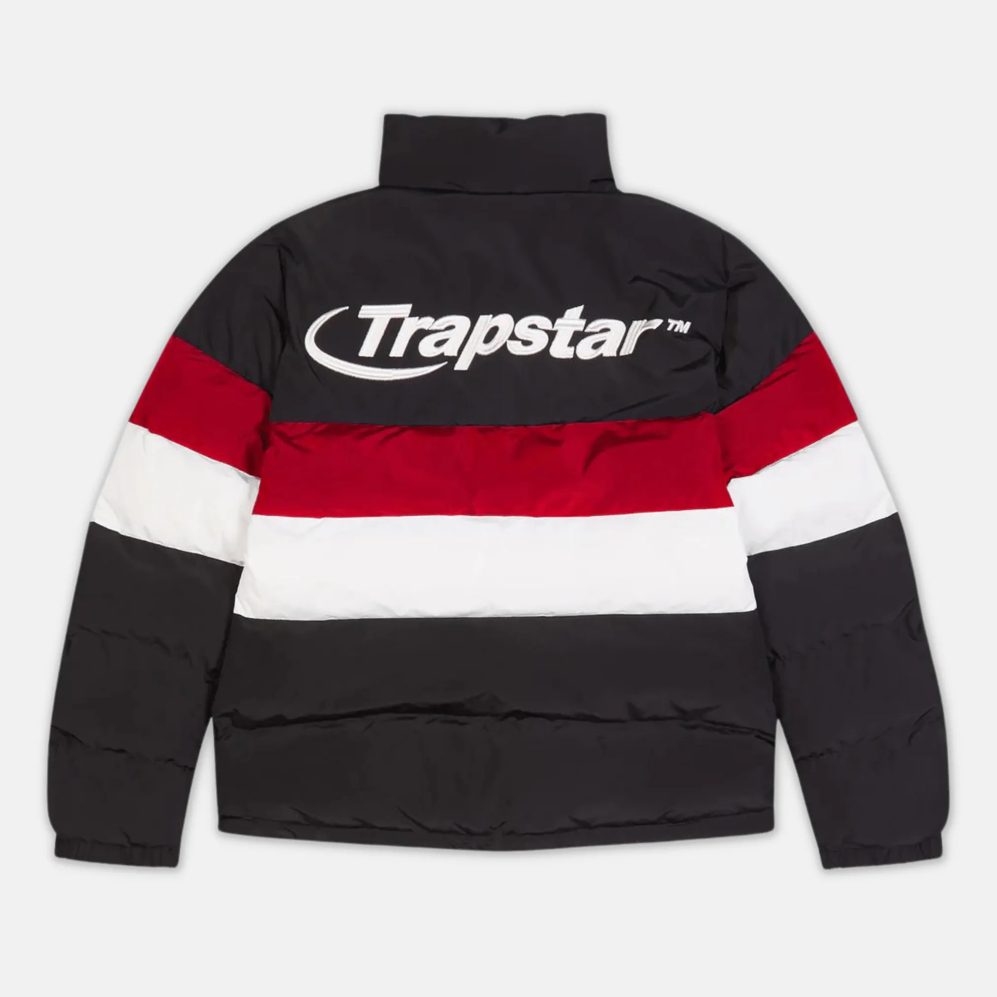 Trapstar Hyperdrive Puffer Jacket - Black/Red/White