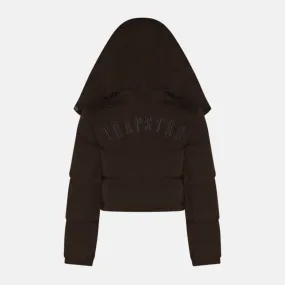 Trapstar Women's Irongate Hooded Jacket - Brown