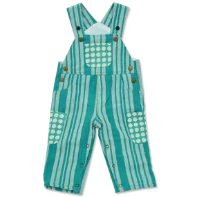 Turquoise Hand Loomed Overalls - SALE CLOTHING & KIDS