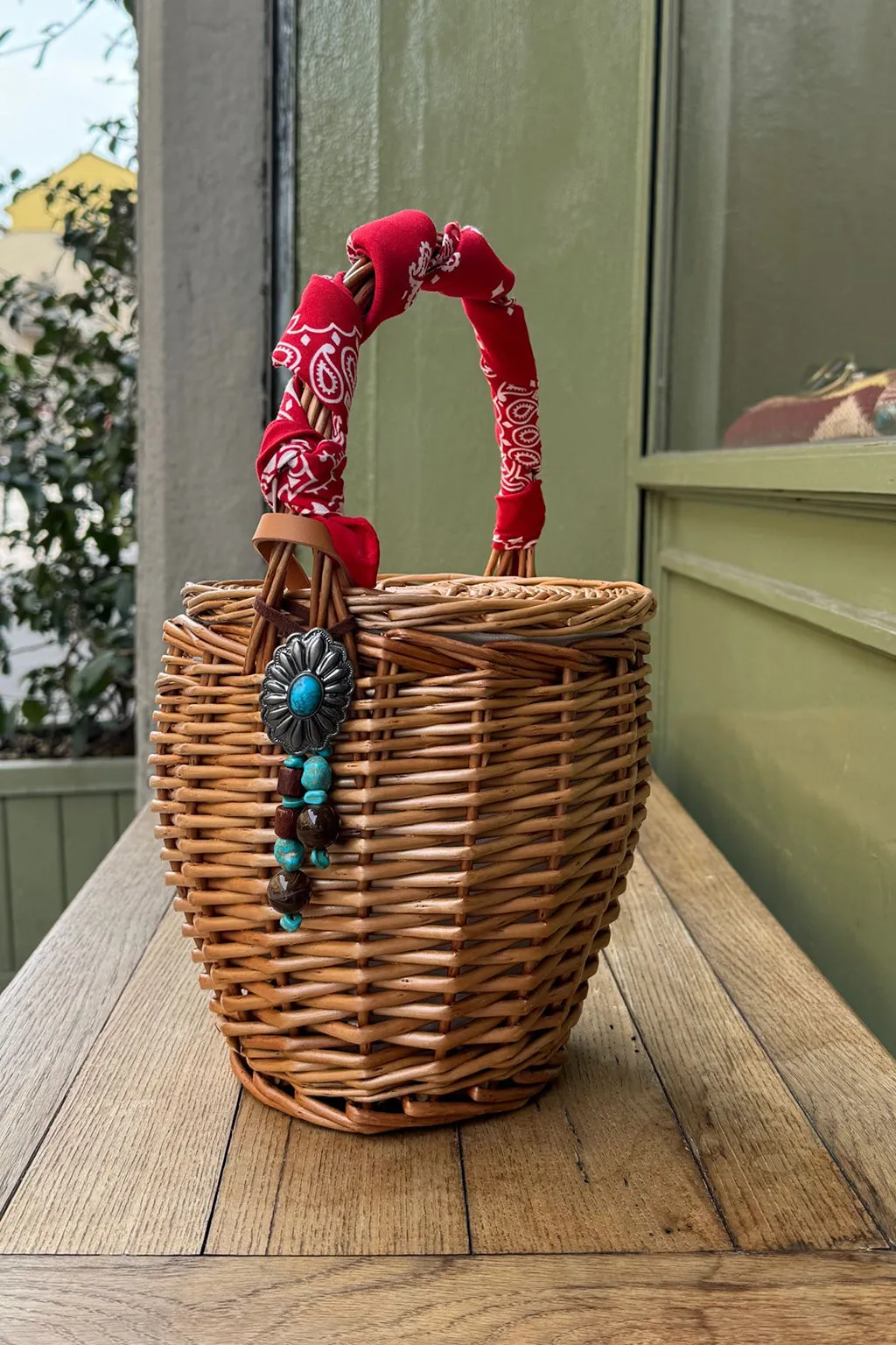 WICKER BASKET BAG