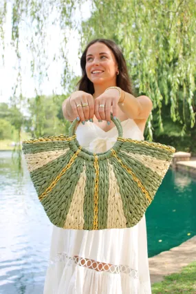 Willow Raffia Tote Bag